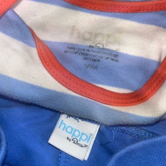 5 for $25🔥Happi by Deena 2 Piece Matching Set Baby Size 0-3 Months - Picture 3 of 5